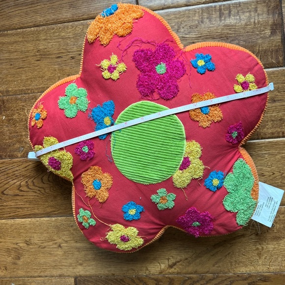 Colorful flower pillows . . . 2 available . . . - Picture 2 of 5